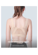 Cotton Breathable Wireless With Pads Seamless Bra