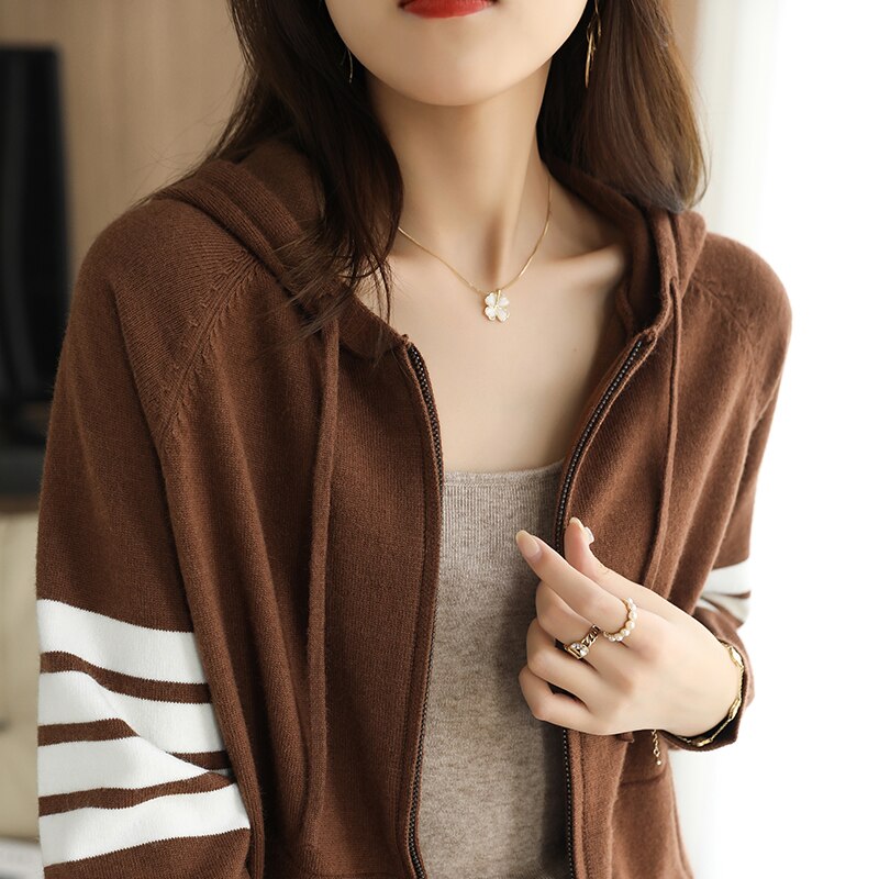 Women Cashmere Sweater Autumn Cardigan