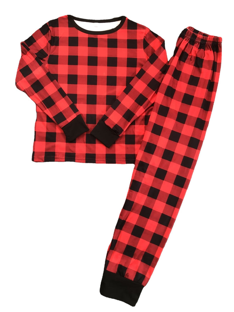 Checker/Multi  Pajamas Suit
