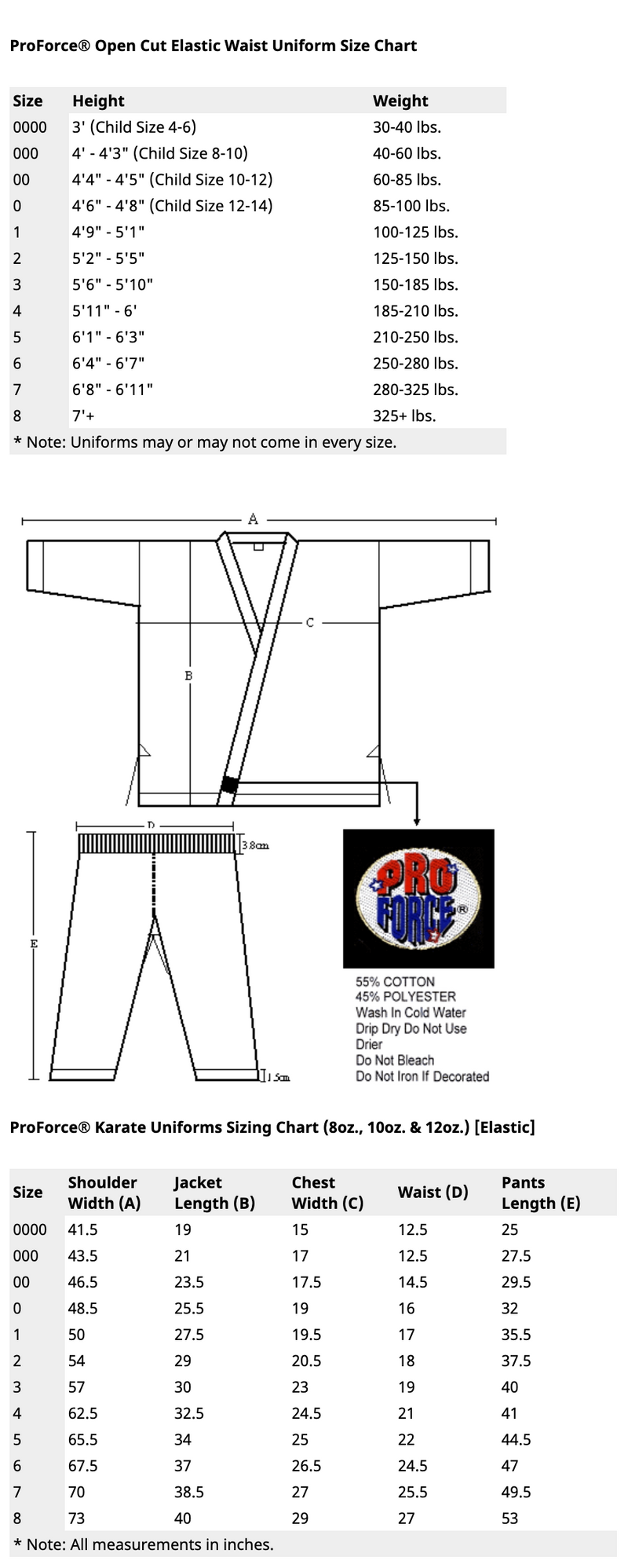 ProForce® Demo II Team Karate Jacket