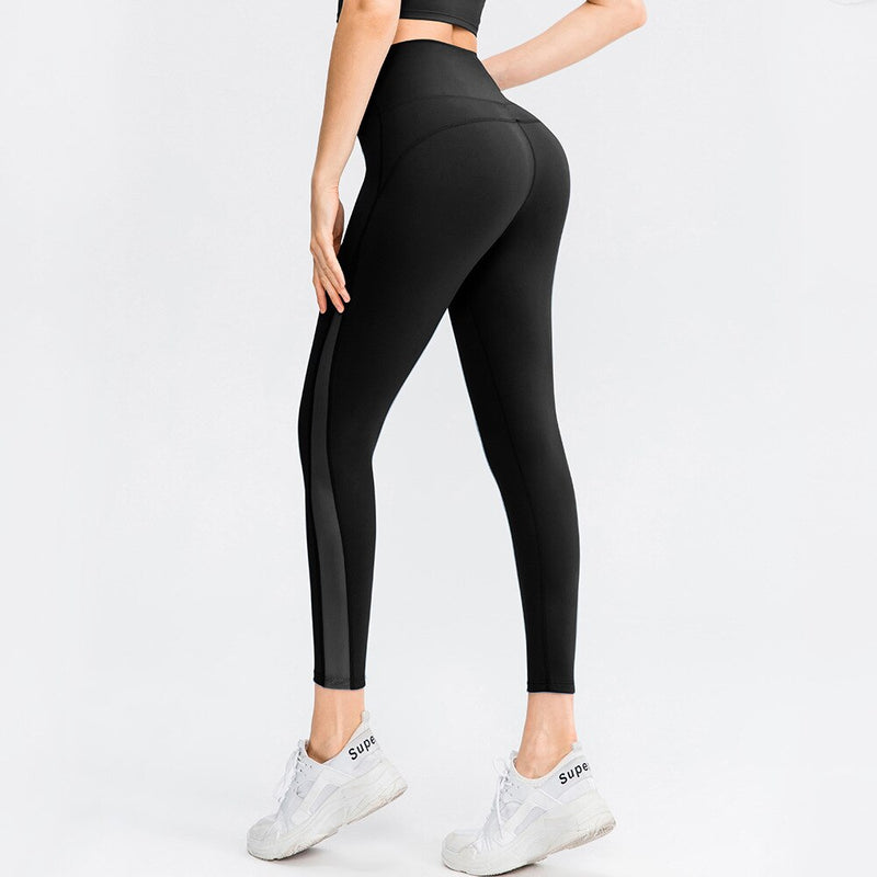 Women Pants Tight High Waist Hip Raise Mesh No Embarrassing