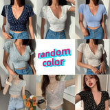 T shirt Slim Short Sleeve High Waist Lady Tank Top