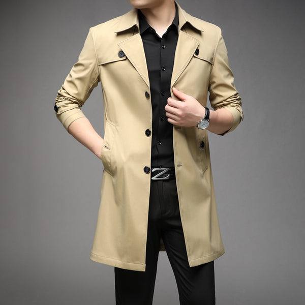 Men Trench Coats Superior Quality Fashion Outerwear Jackets