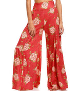 Ethnic Tribal High Waist Loose Casual Trousers Beach Pant