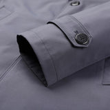 Men Trench Coats Superior Quality Male Fashion Outerwear Jackets Long Plus Size