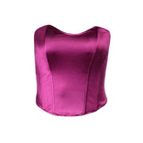 Summer Sexy Tube Tops Women Sleeveless Slim Skinny Corset Cropped
