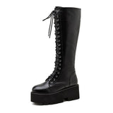 High Quality Women Long Boots Knee High Shoes Chunky