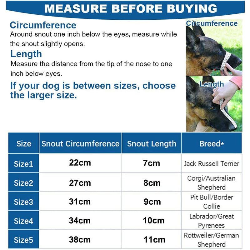 Reflective Dog Muzzle