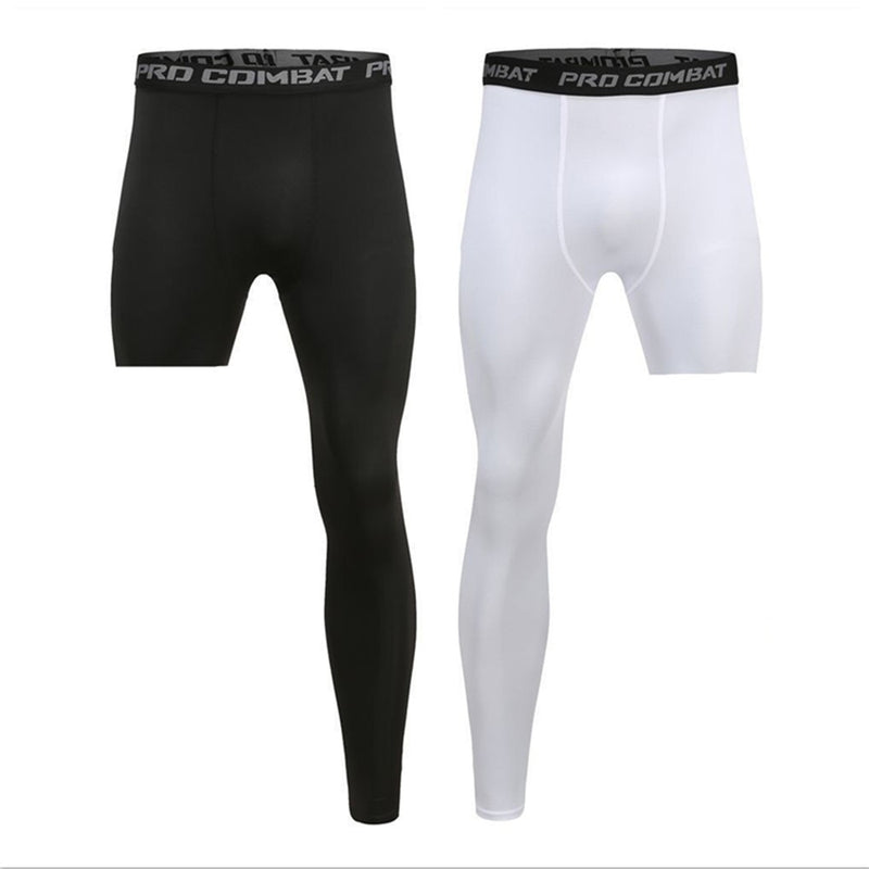 Men Base Layer Exercise Trousers Compression Running Tight Sport