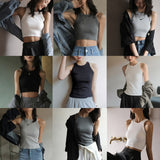 Women Sleeveless Knitted Camis Tank Tops