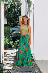 High Waist Flare Beach Trousers For Spring