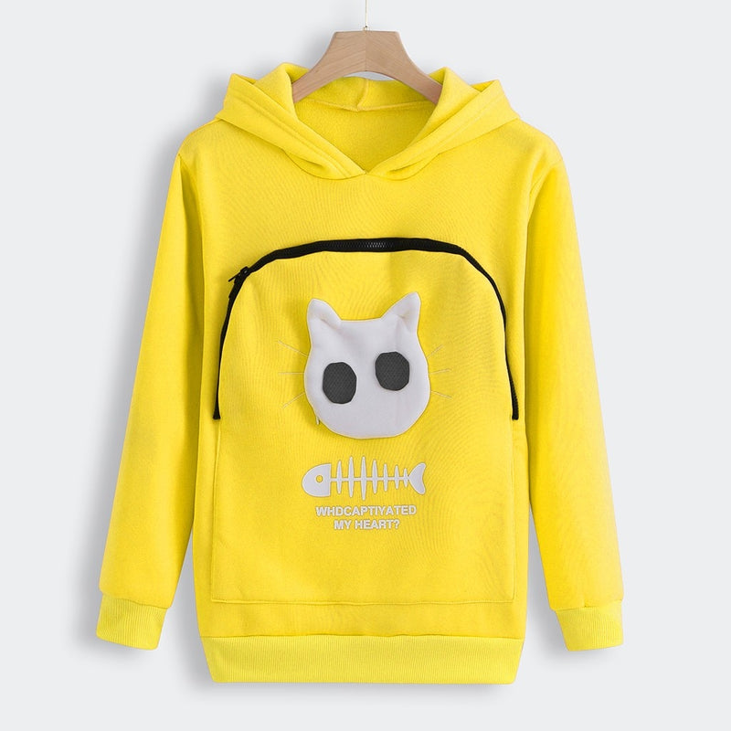 Winter Hoodies Sweatshirt Man Women Animal Pouch Hoodies