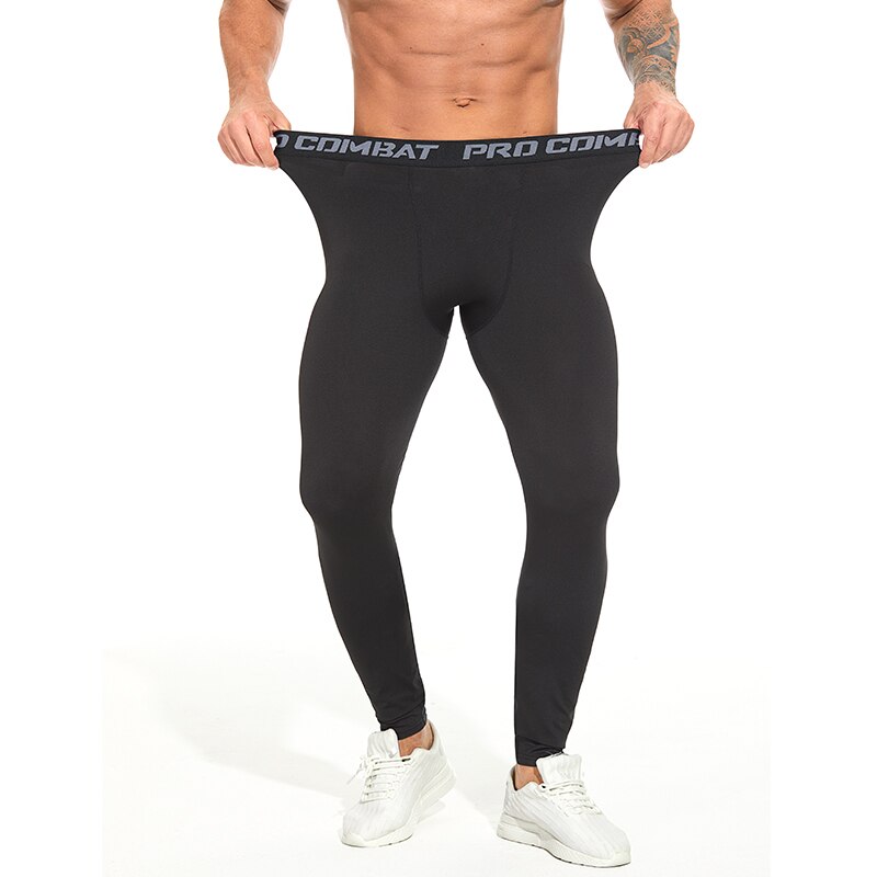 Mens Compression Leggings Running Gym 3XL Tights Basketball Leggings