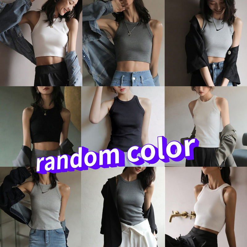 Women Sleeveless Knitted Camis Tank Tops