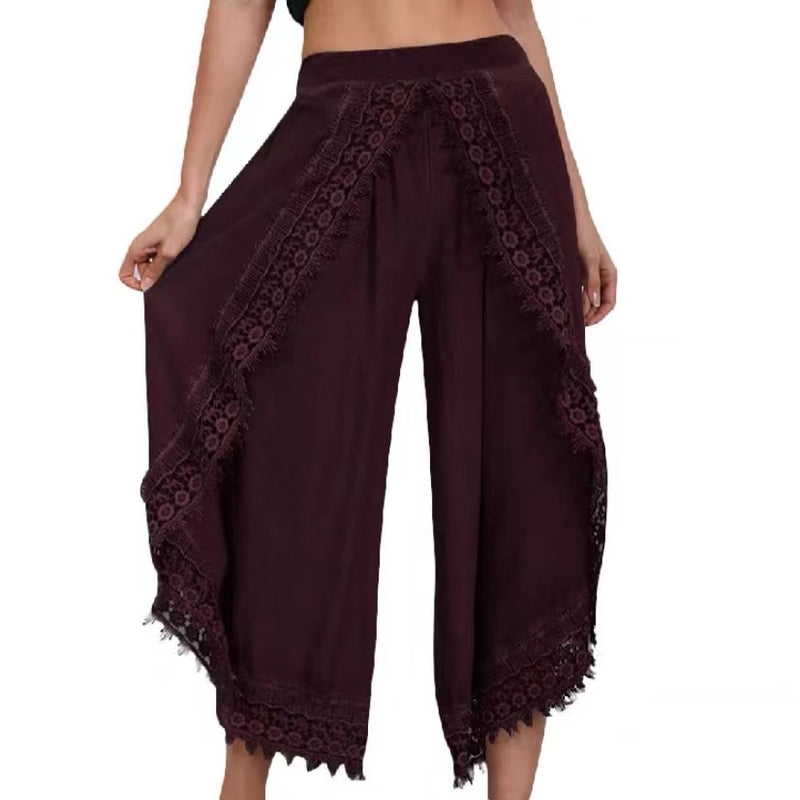 Long Lace Beach Light Summer Pants