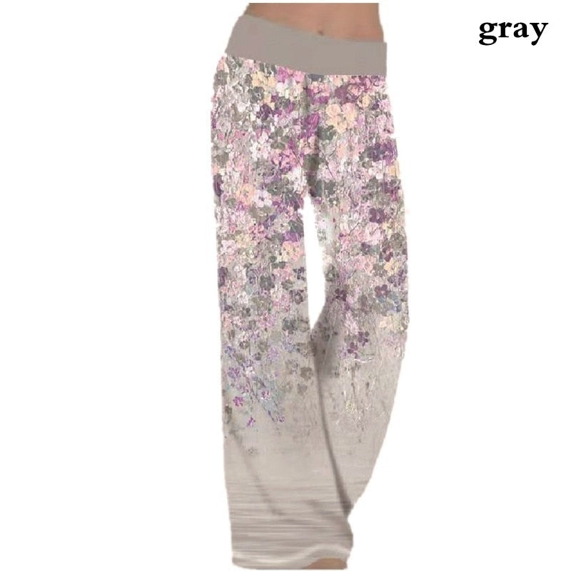 Summer Casual Cotton Linen Wide Leg Beach Pants