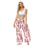 High Waist Flare Beach Trousers For Spring