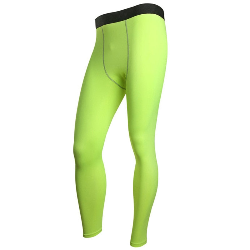Mens Compression Leggings Running Gym 3XL Tights Basketball Leggings