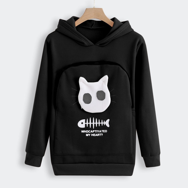 Winter Hoodies Sweatshirt Man Women Animal Pouch Hoodies