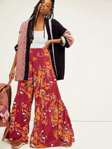 Ethnic Tribal High Waist Loose Casual Trousers Beach Pant