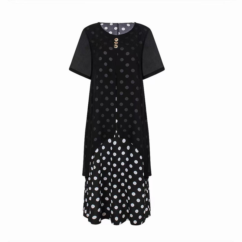 Abaya Boho Dress Elegant Luxury Polka Dot