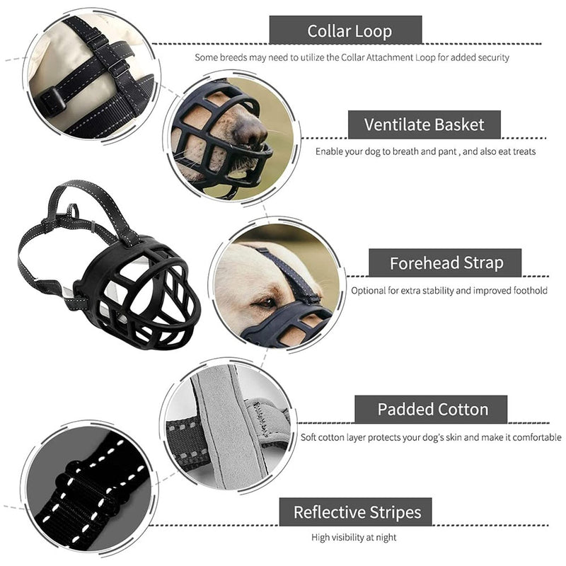 Reflective Dog Muzzle