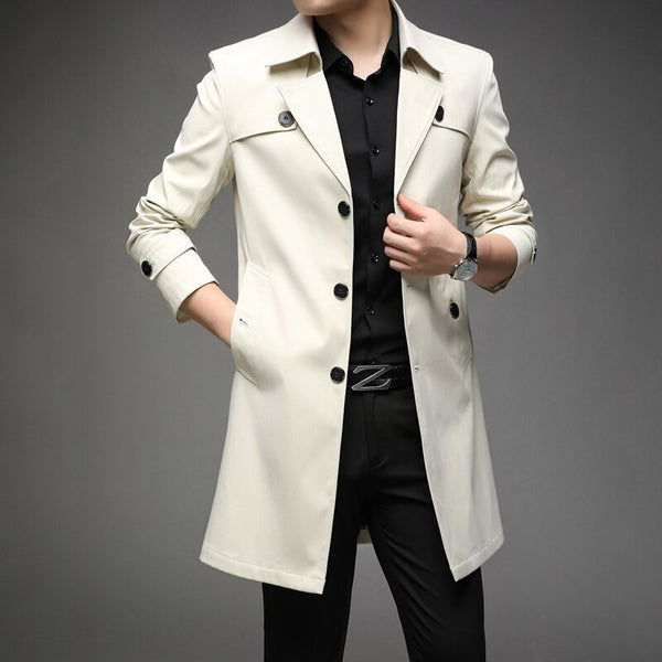 Men Trench Coats Superior Quality Fashion Outerwear Jackets