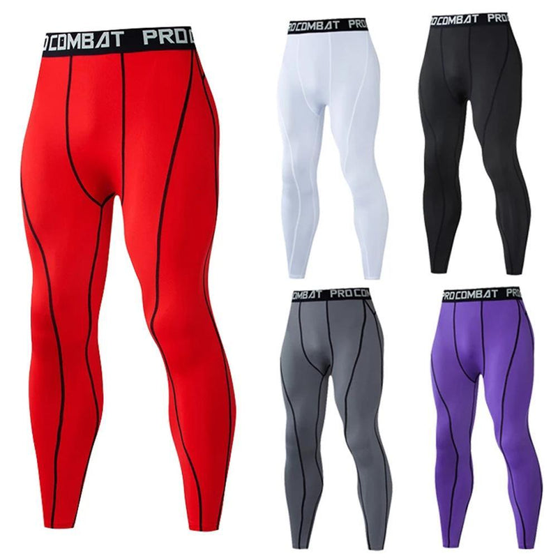 Men Compression Tight Leggings Running Sports Male Yoga Pants
