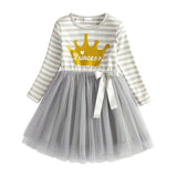 Autumn Kids for Girls Long Sleeve Unicorn Dresses