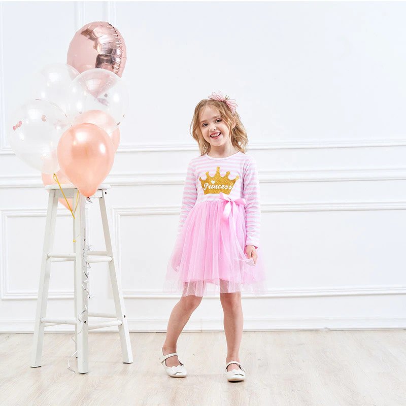 Autumn Kids for Girls Long Sleeve Unicorn Dresses