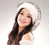 Hot fashion excellent rabbit fur hat