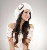 Hot fashion excellent rabbit fur hat
