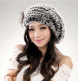 Hot fashion excellent rabbit fur hat