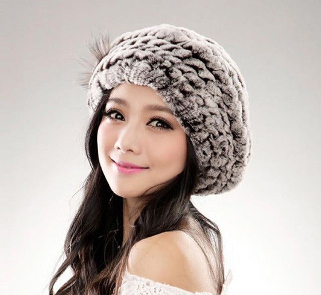 Hot fashion excellent rabbit fur hat