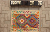 Traditional Vintage handmade Afghan carpet