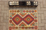 Traditional Vintage handmade Afghan carpet