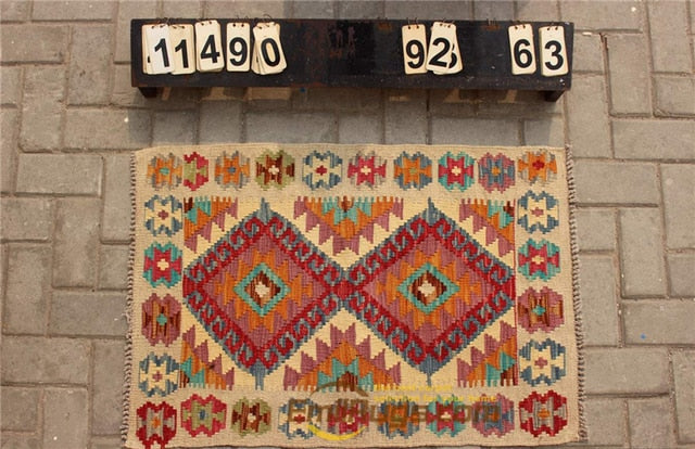 Traditional Vintage handmade Afghan carpet