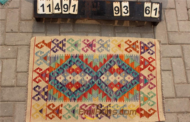 Traditional Vintage handmade Afghan carpet