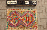 Traditional Vintage handmade Afghan carpet