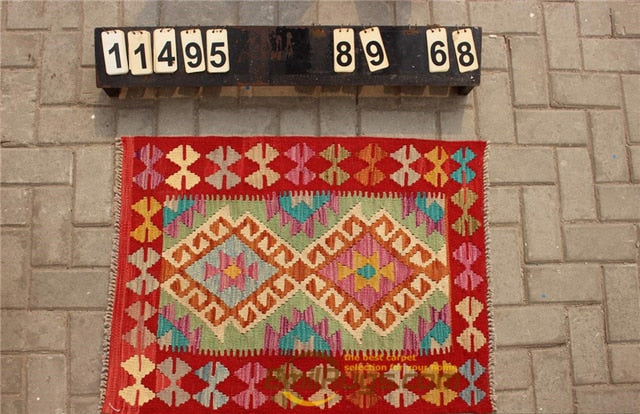 Traditional Vintage handmade Afghan carpet
