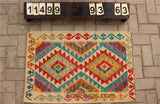 Traditional Vintage handmade Afghan carpet