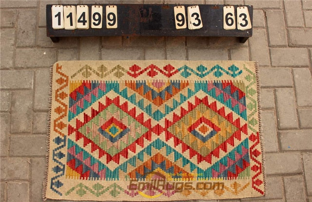 Traditional Vintage handmade Afghan carpet
