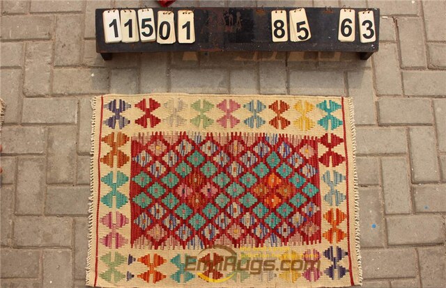 Traditional Vintage handmade Afghan carpet