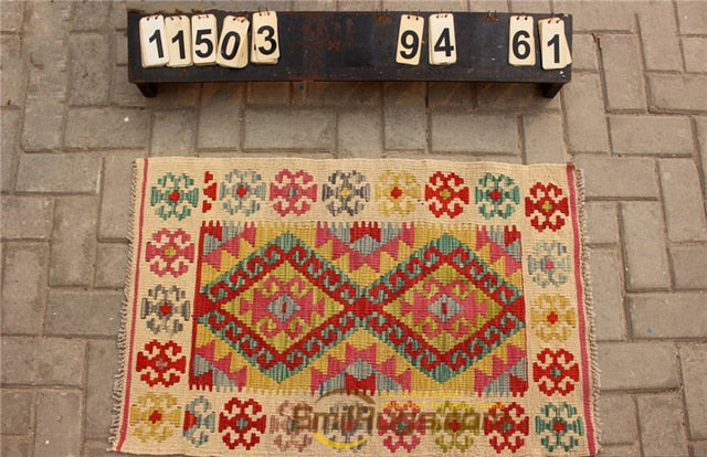 Traditional Vintage handmade Afghan carpet