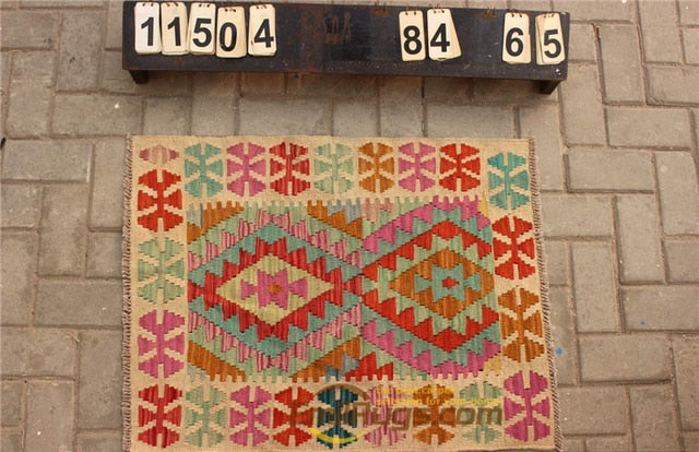 Traditional Vintage handmade Afghan carpet