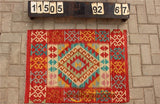 Traditional Vintage handmade Afghan carpet