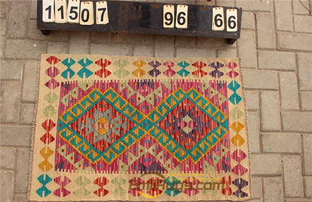 Traditional Vintage handmade Afghan carpet