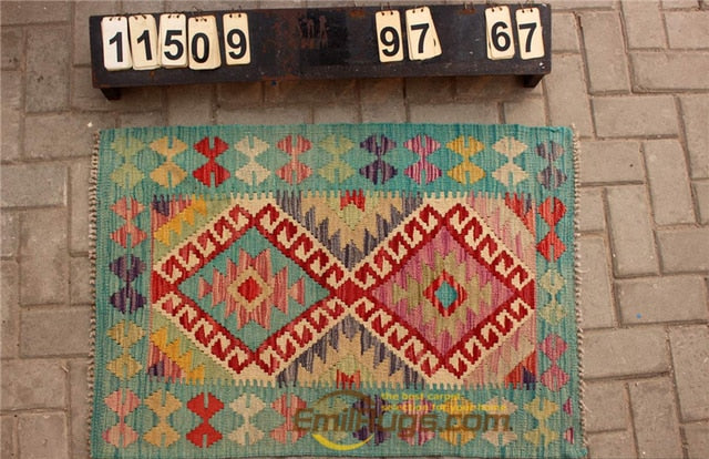 Traditional Vintage handmade Afghan carpet