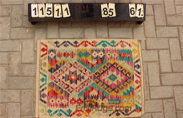 Traditional Vintage handmade Afghan carpet