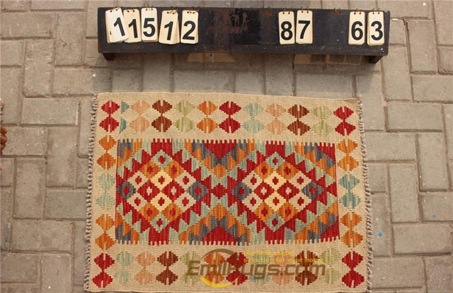 Traditional Vintage handmade Afghan carpet